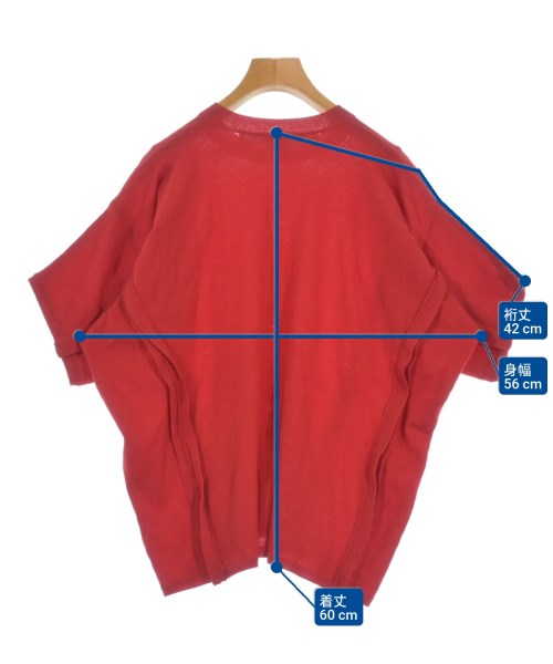 COMME des GARCONS（コムデギャルソン）ニット・セーター 赤 サイズ:XS レディース/2200652317022