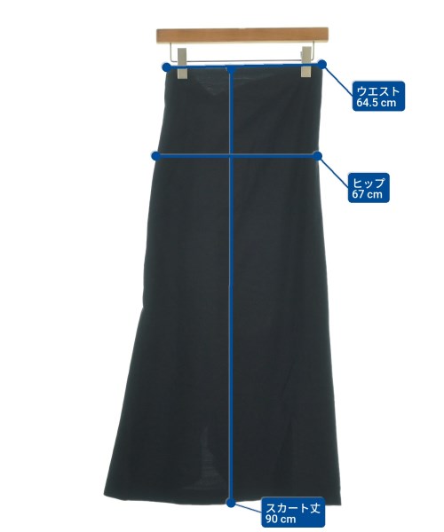 COMME des GARCONS（コムデギャルソン）ロング・マキシ丈スカート 紺 サイズ:S レディース/2200651198103
