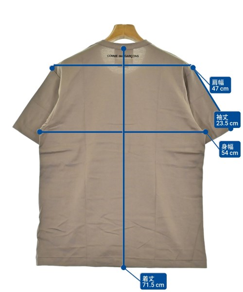 COMME des GARCONS（コムデギャルソン）Tシャツ・カットソー ベージュ サイズ:XL メンズ/2200657470098