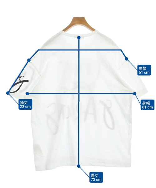 COMME des GARCONS（コムデギャルソン）Tシャツ・カットソー 白 サイズ:M メンズ/2200657876043