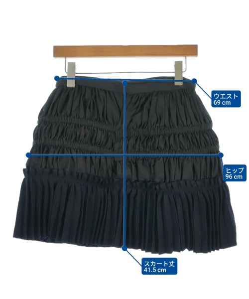 COMME des GARCONS（コムデギャルソン）ミニスカート 黒 サイズ:-(M位) レディース/2200657884017