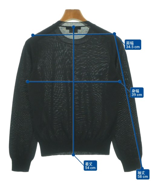 COMME des GARCONS（コムデギャルソン）ニット・セーター 黒 サイズ:M レディース/2200655453048