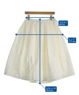 COMME des GARCONS（コムデギャルソン）ひざ丈スカート 白 サイズ:XS レディース/2200656270026
