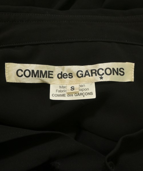 COMME des GARCONS（コムデギャルソン）カジュアルシャツ 黒 サイズ:S レディース/2200656270071