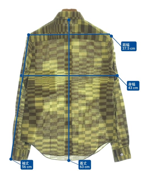 COMME des GARCONS（コムデギャルソン）カジュアルシャツ カーキ サイズ:S レディース/2200659455048