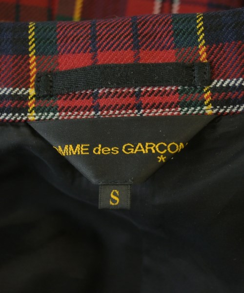 COMME des GARCONS（コムデギャルソン）カジュアルジャケット 赤 サイズ:S レディース/2200659612014