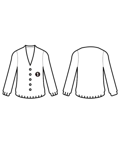 COMME des GARCONS（コムデギャルソン）カーディガン 黒 サイズ:F レディース/2200646888095