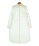COMME des GARCONS（コムデギャルソン）シャツワンピース 白 サイズ:M レディース/2200656651078