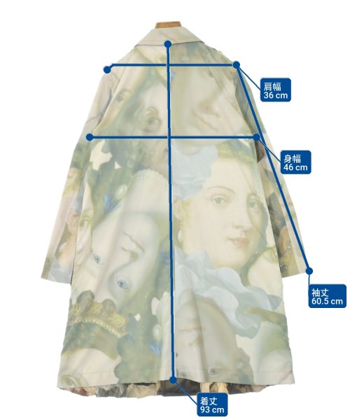 COMME des GARCONS（コムデギャルソン）ステンカラーコート 緑 サイズ:S レディース/2200660415017