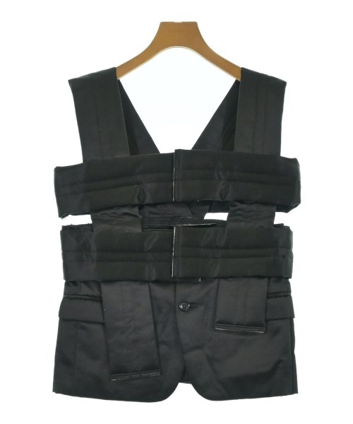 COMME des GARCONS(コムデギャルソン)ベスト 黒 サイズ:M/2200661637098