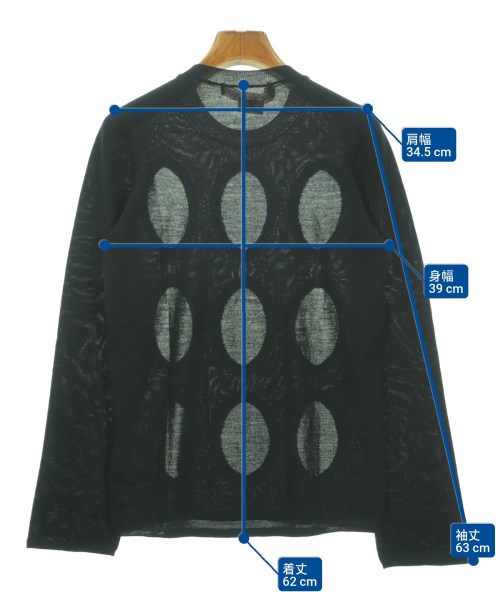 COMME des GARCONS（コムデギャルソン）ニット・セーター 黒 サイズ:S レディース/2200661637104