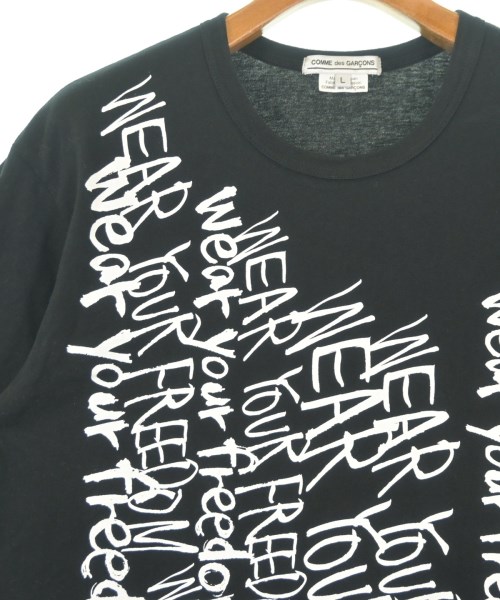 COMME des GARCONS（コムデギャルソン）Tシャツ・カットソー 黒 サイズ:L メンズ/2200662180166