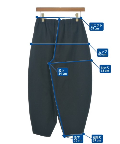 COMME des GARCONS（コムデギャルソン）スラックス 黒 サイズ:XS レディース/2200711204034