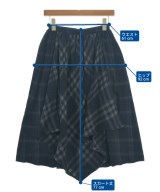 COMME des GARCONS（コムデギャルソン）ひざ丈スカート 紺 サイズ:F レディース/2200710858061