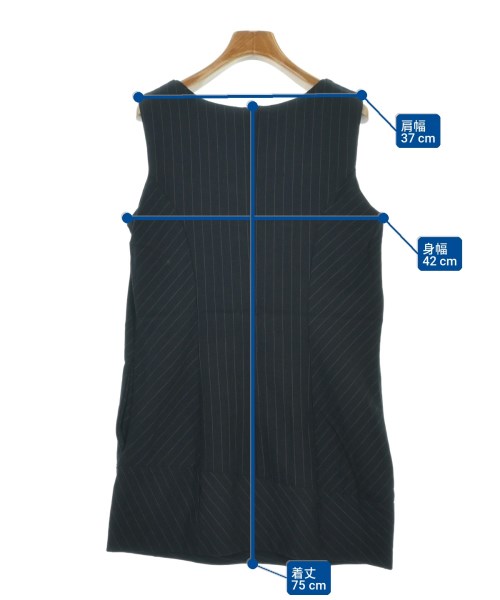 COMME des GARCONS（コムデギャルソン）ベスト 紺 サイズ:-(M位) レディース/2200702698200