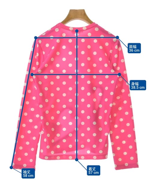 COMME des GARCONS（コムデギャルソン）Tシャツ・カットソー ピンク サイズ:XS レディース/2200709757078