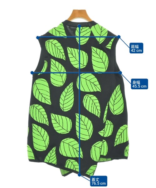 COMME des GARCONS（コムデギャルソン）ベスト/ノースリーブ 黒 サイズ:S レディース/2200712924016