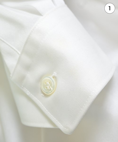 COMME des GARCONS（コムデギャルソン）カジュアルシャツ 白 サイズ:M レディース/2200713016017
