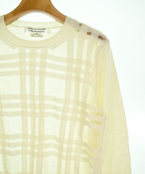 COMME des GARCONS（コムデギャルソン）ニット・セーター 白 サイズ:M レディース/2200707295138