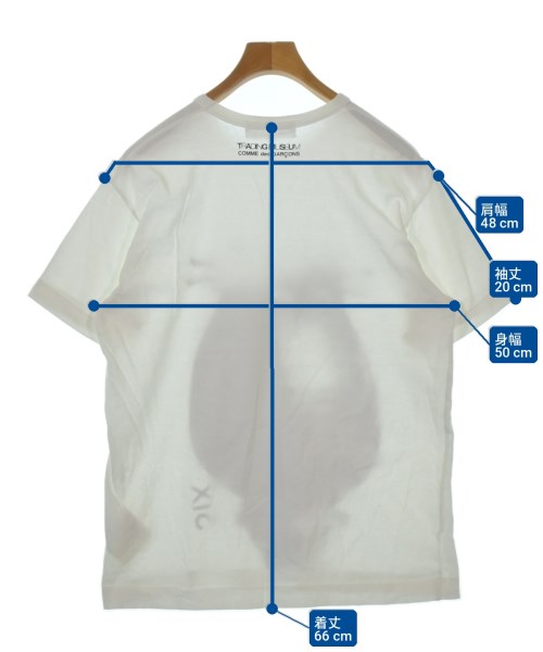 COMME des GARCONS（コムデギャルソン）Tシャツ・カットソー 白 サイズ:XL メンズ/2200714849027