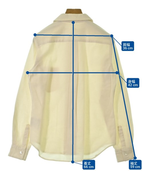 COMME des GARCONS（コムデギャルソン）カジュアルシャツ 白 サイズ:XS レディース/2200718504137