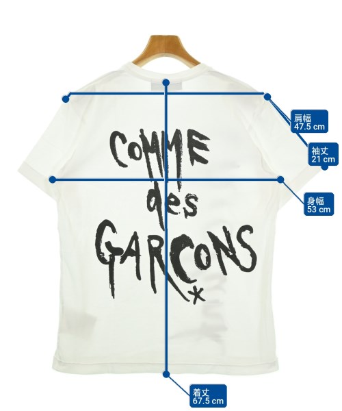 COMME des GARCONS（コムデギャルソン）Tシャツ・カットソー 白 サイズ:L メンズ/2200718796068