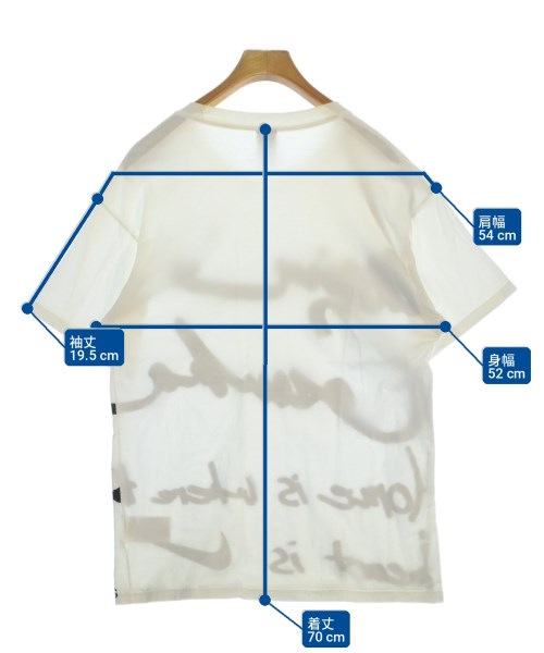 COMME des GARCONS（コムデギャルソン）Tシャツ・カットソー 白 サイズ:L メンズ/2200718863036