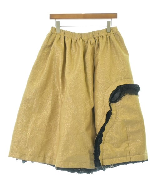 COMME des GARCONS（コムデギャルソン）ロング・マキシ丈スカート ゴールド サイズ:M レディース/2200718372187