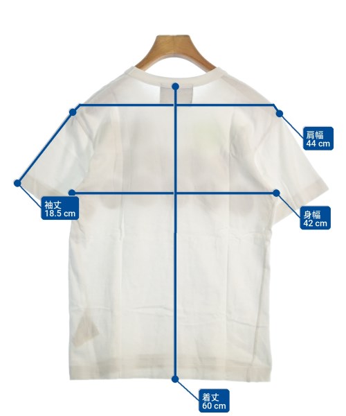 COMME des GARCONS（コムデギャルソン）Tシャツ・カットソー 白 サイズ:M メンズ/2200719116148