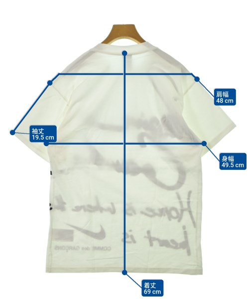 COMME des GARCONS（コムデギャルソン）Tシャツ・カットソー 白 サイズ:M レディース/2200645552058