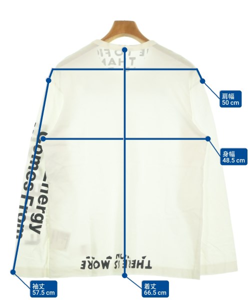 COMME des GARCONS（コムデギャルソン）Tシャツ・カットソー 白 サイズ:L メンズ/2200645851120
