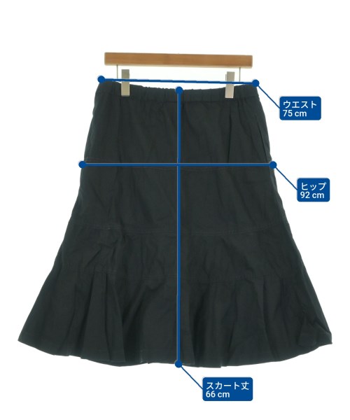 COMME des GARCONS（コムデギャルソン）ひざ丈スカート 紺 サイズ:S レディース/2200637937016