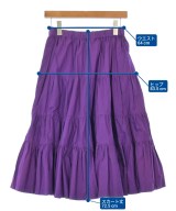 COMME des GARCONS（コムデギャルソン）ロング・マキシ丈スカート 紫 サイズ:M レディース/2200647399101