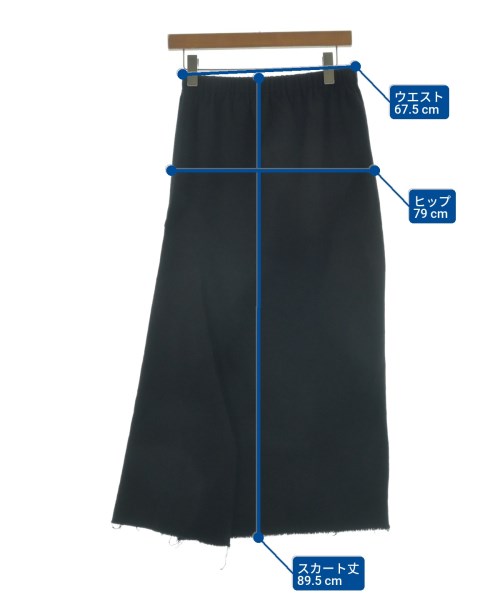 COMME des GARCONS（コムデギャルソン）ロング・マキシ丈スカート 黒 サイズ:M レディース/2200649111152
