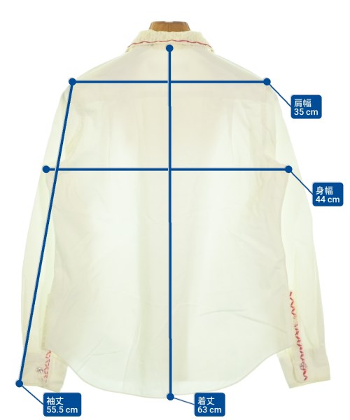 COMME des GARCONS（コムデギャルソン）カジュアルシャツ 白 サイズ:-(L位) レディース/2200649428090