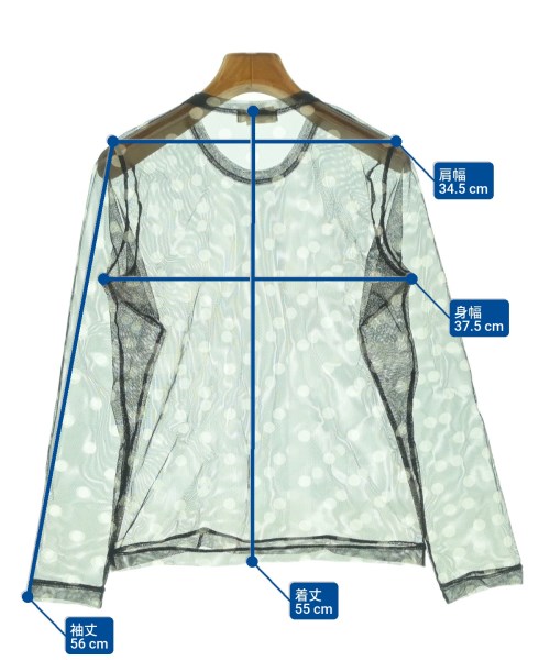 COMME des GARCONS（コムデギャルソン）Tシャツ・カットソー 黒 サイズ:SS レディース/2200649463022