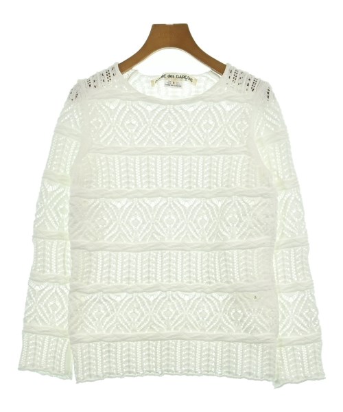 COMME des GARCONS(コムデギャルソン)ニット・セーター 白 サイズ:S/2200649701032