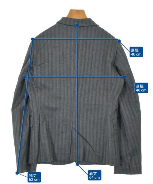 COMME des GARCONS（コムデギャルソン）ジャケット グレー サイズ:S レディース/2200643266155