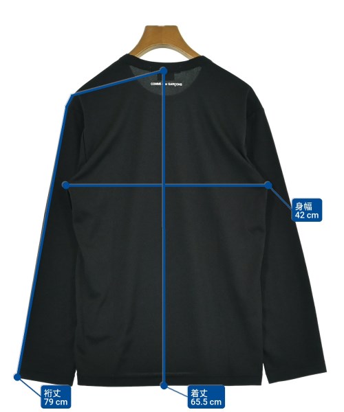 COMME des GARCONS（コムデギャルソン）Tシャツ・カットソー 黒 サイズ:M レディース/2200649976034