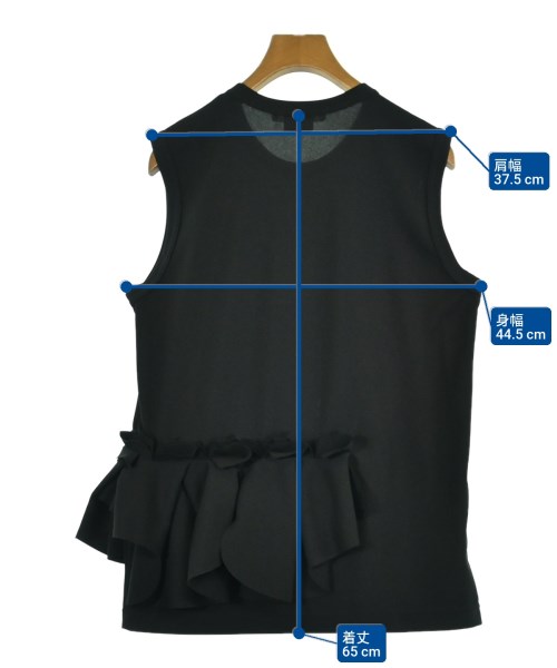 COMME des GARCONS（コムデギャルソン）ノースリーブ 黒 サイズ:M レディース/2200649976058