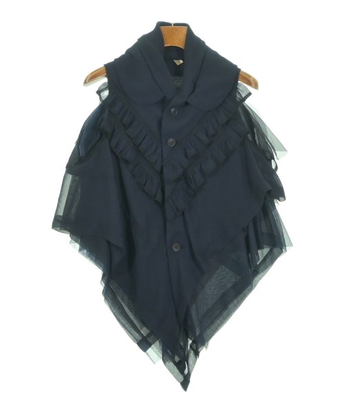 COMME des GARCONS(コムデギャルソン)ブラウス 紺 サイズ:S/2200650127043