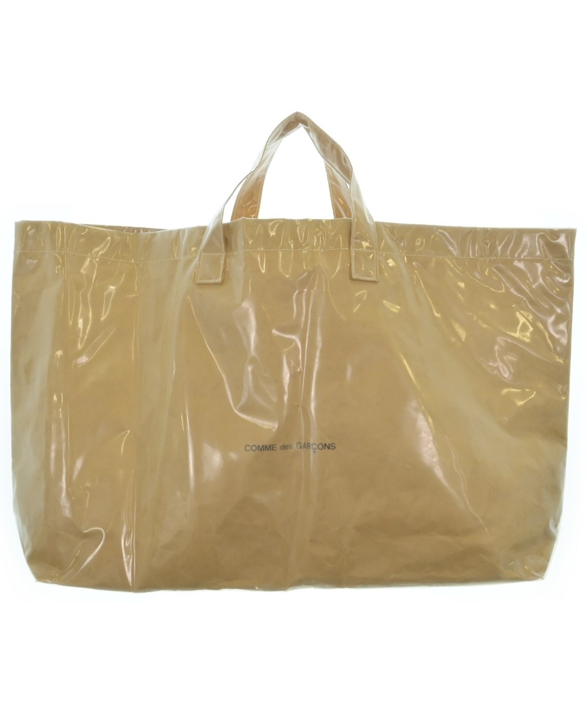 COMME des GARCONS エコバッグ ベージュ COMME des GARCONS（コムデギャルソン）トートバッグ ベージュ サイズ