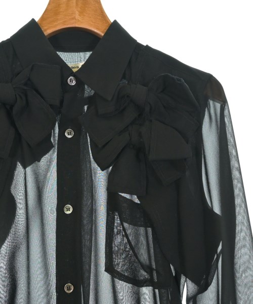 COMME des GARCONS（コムデギャルソン）カジュアルシャツ 黒 サイズ:XS レディース/2200651721011