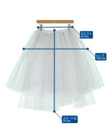 COMME des GARCONS（コムデギャルソン）ロング・マキシ丈スカート シルバー サイズ:S レディース/2200653247045