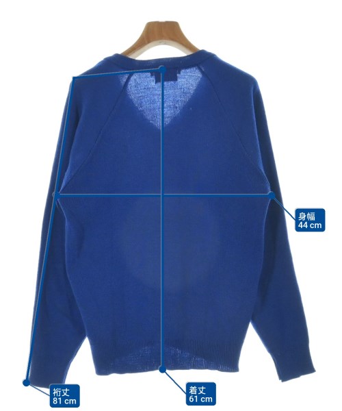 COMME des GARCONS（コムデギャルソン）ニット・セーター 青 サイズ:M レディース/2200647103111