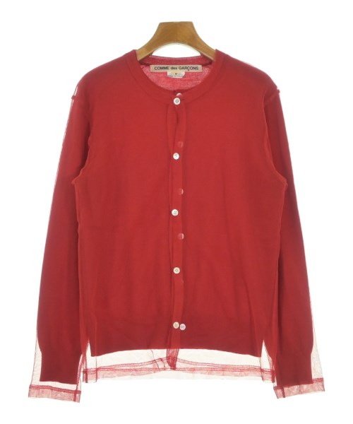 COMME des GARCONS(コムデギャルソン)カーディガン 赤 サイズ:M/2200653389011