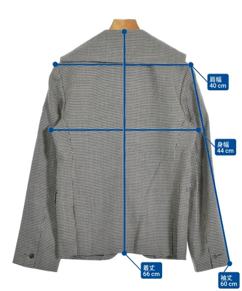 COMME des GARCONS（コムデギャルソン）テーラードジャケット 白 サイズ:M レディース/2200645662221