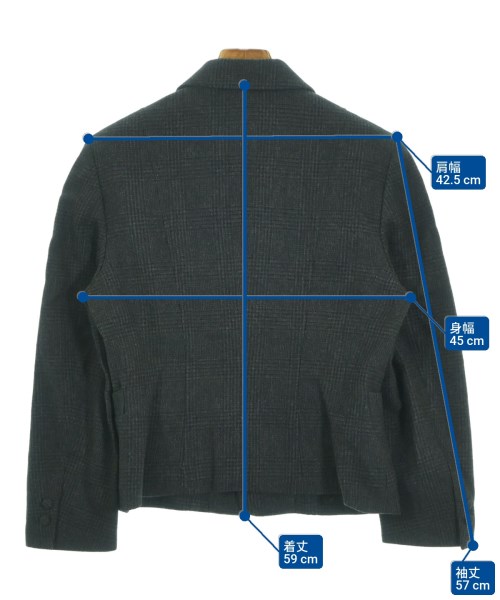 COMME des GARCONS（コムデギャルソン）ジャケット グレー サイズ:S レディース/2200653979052