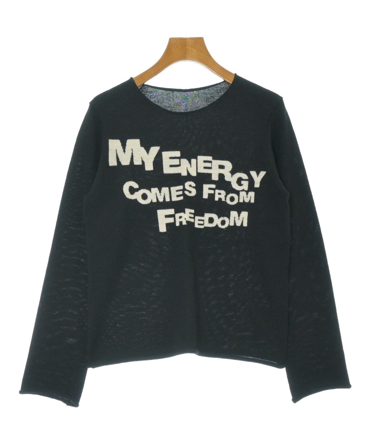 COMME des GARCONS（コムデギャルソン）ニット・セーター 黒 サイズ:S