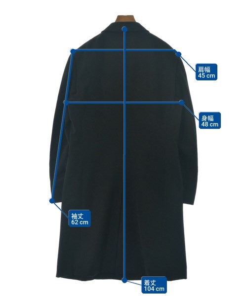 COMME des GARCONS（コムデギャルソン）チェスターコート 黒 サイズ:M レディース/2200702342035